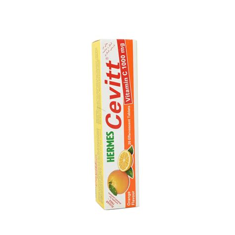 hermes cevitt 1000 mg|Hermes Cevitt 1000MG Orange Effervescent Tablets 20's.